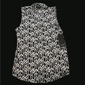 JONES NEW YORK's Sleek Keyhole Top - Size (Small) - New With Tags!